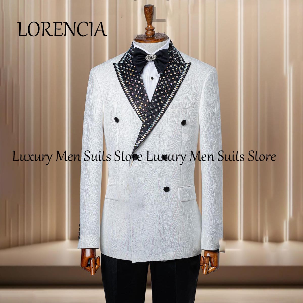 Luxury Crystals Beaded Lapel T - Mens Grooming Kit Luxury review and price