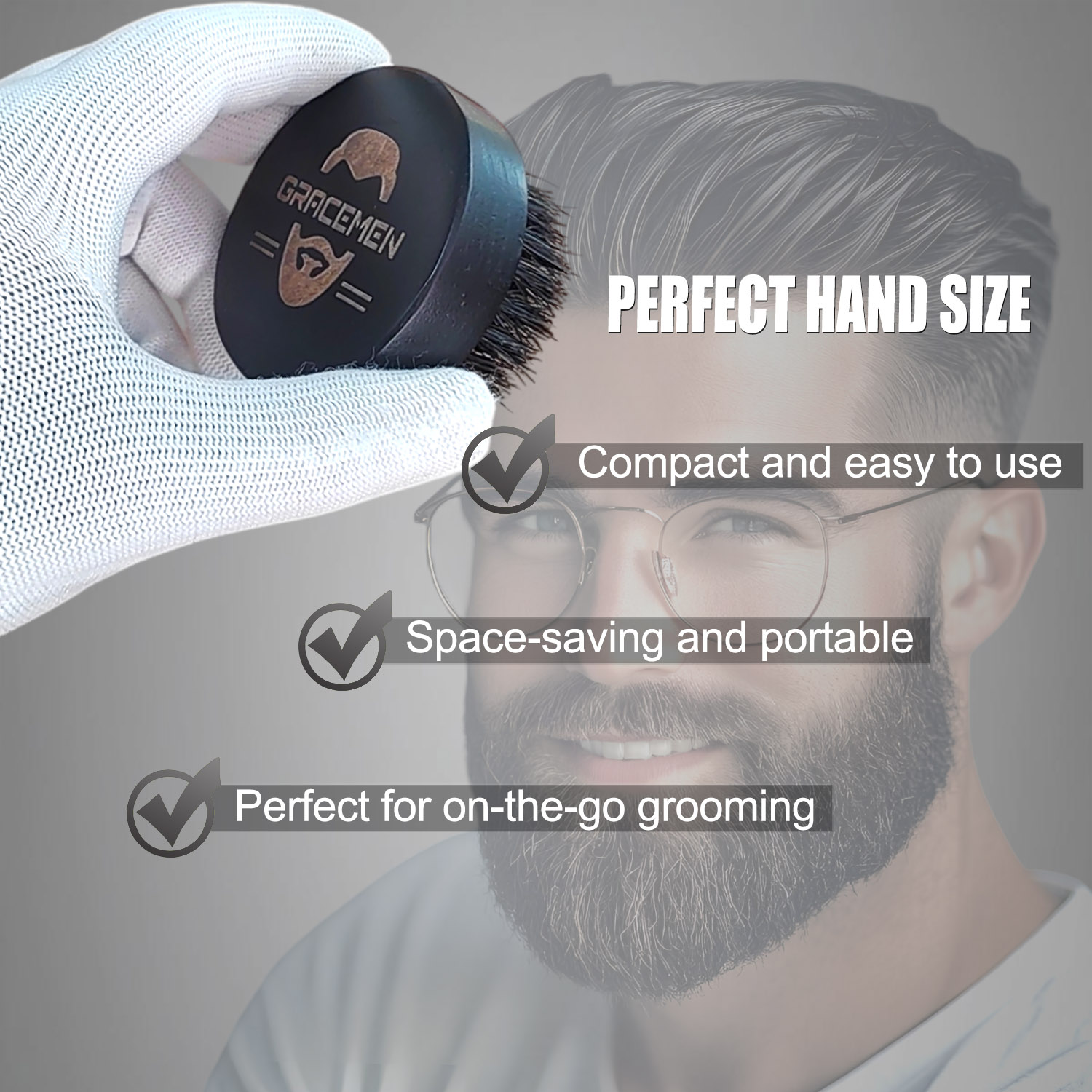 Round Beard Brush for Men – 10 - Men'S Grooming Facial review and price