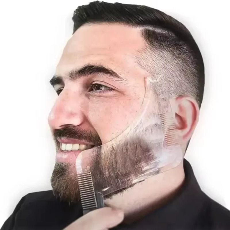 1PC Men Beard Shaping Template - Men'S Grooming Facial review and price