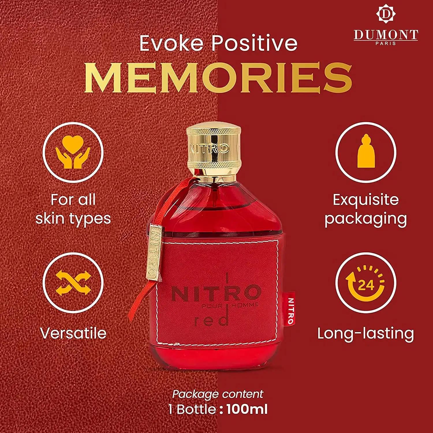 Dumont Nitro Red Intense 100ml - Men'S Grooming Gift Ideas review and price