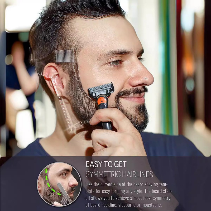 Beard Shaping Tool Mustache St - Men'S Grooming Facial review and price