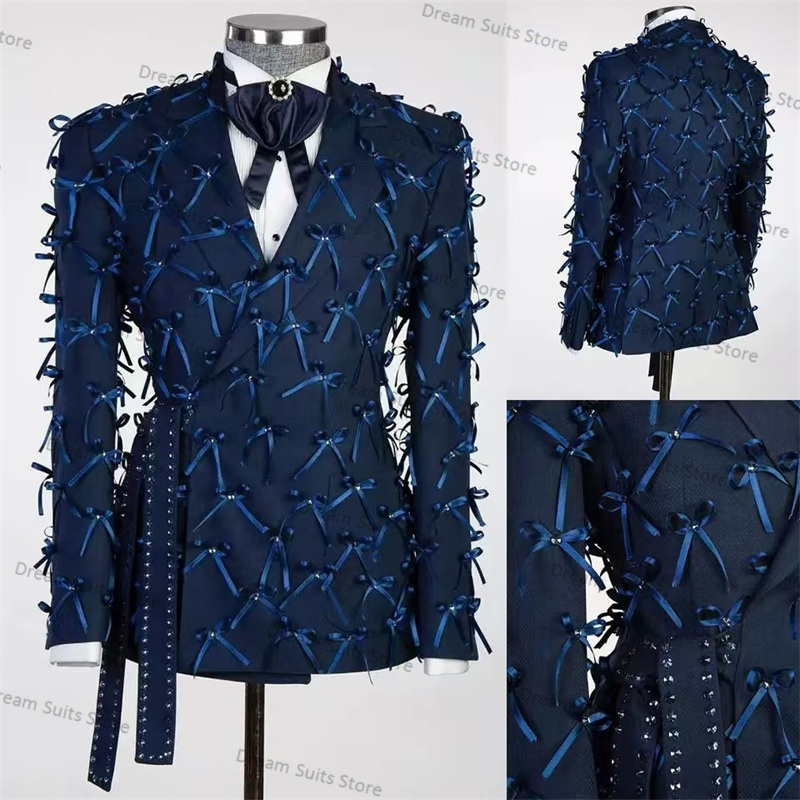 Luxury Blue Bow Men Suits for  - Mens Grooming Kit Luxury review and price